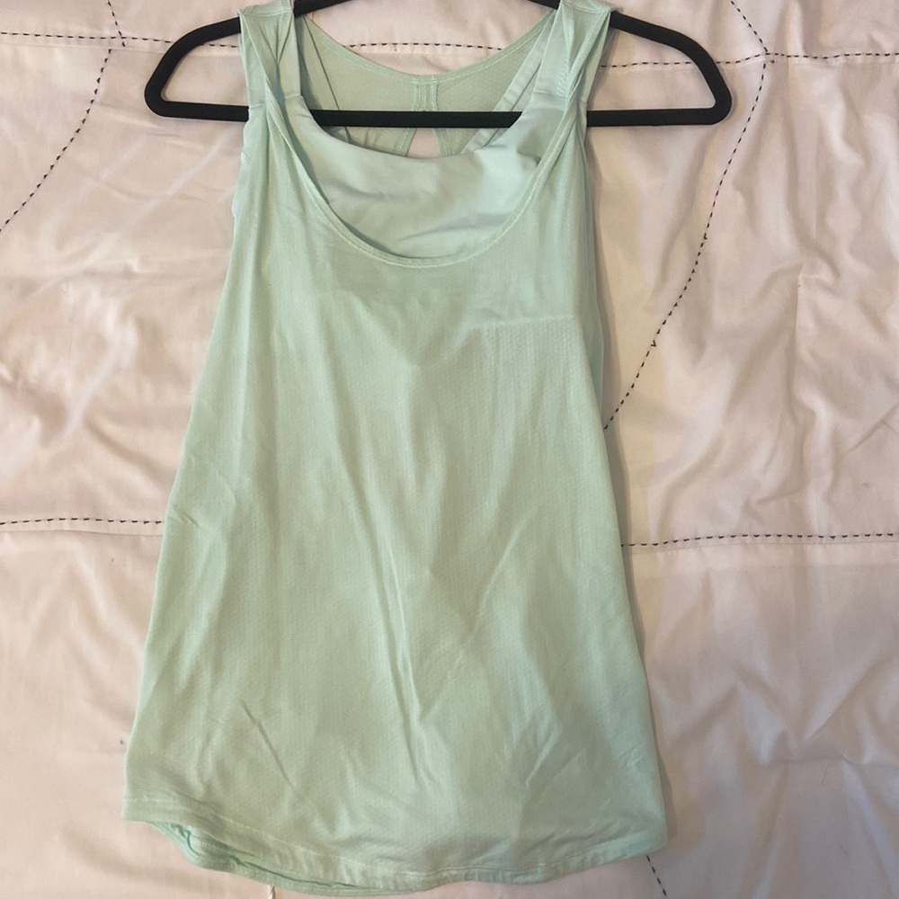 Mint built in bra tank top lululemon